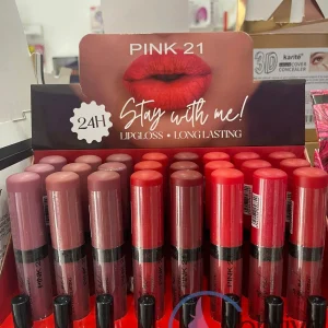 Labial Lip Gloss 24 hs Pink 21
